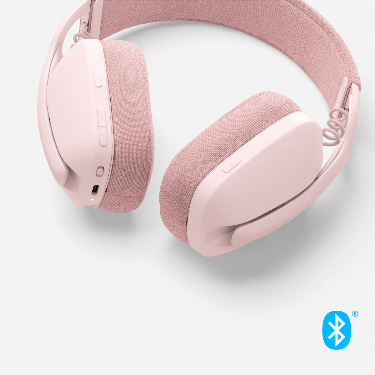 Hörlurar med Mikrofon Logitech Zone Vibe 100 Rosa - 3