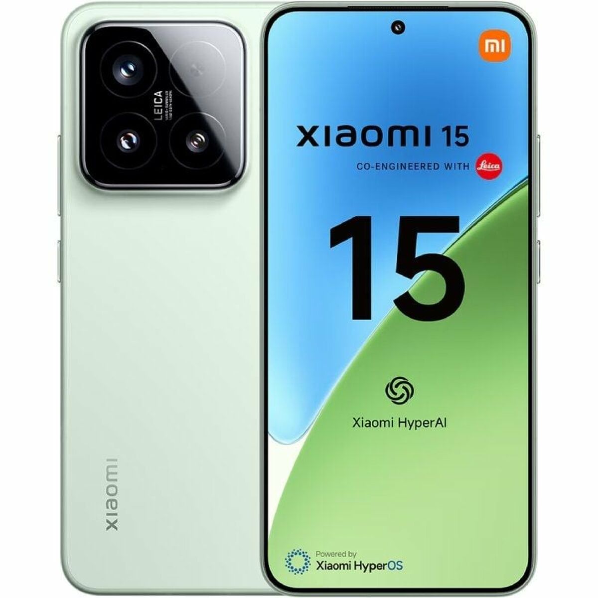 Smartphone Xiaomi 15 12-512 GREE 6,36" Qualcomm Snapdragon 8 Elite 12 GB RAM 512 GB Grön