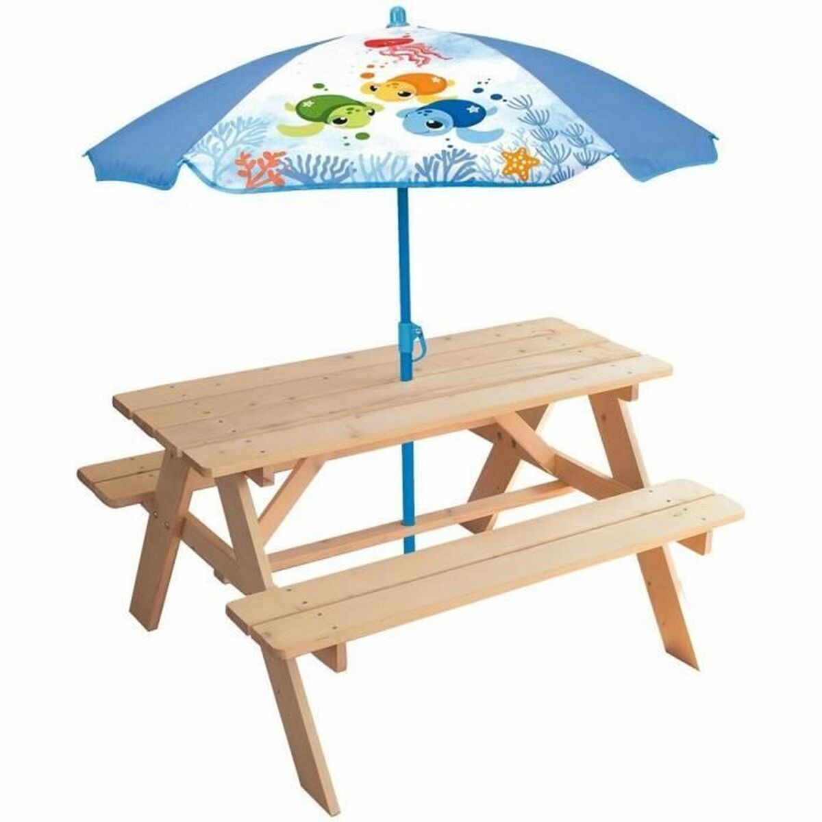 Picknickbord Fun House Brun Naperny? (125 x ø 100 cm)