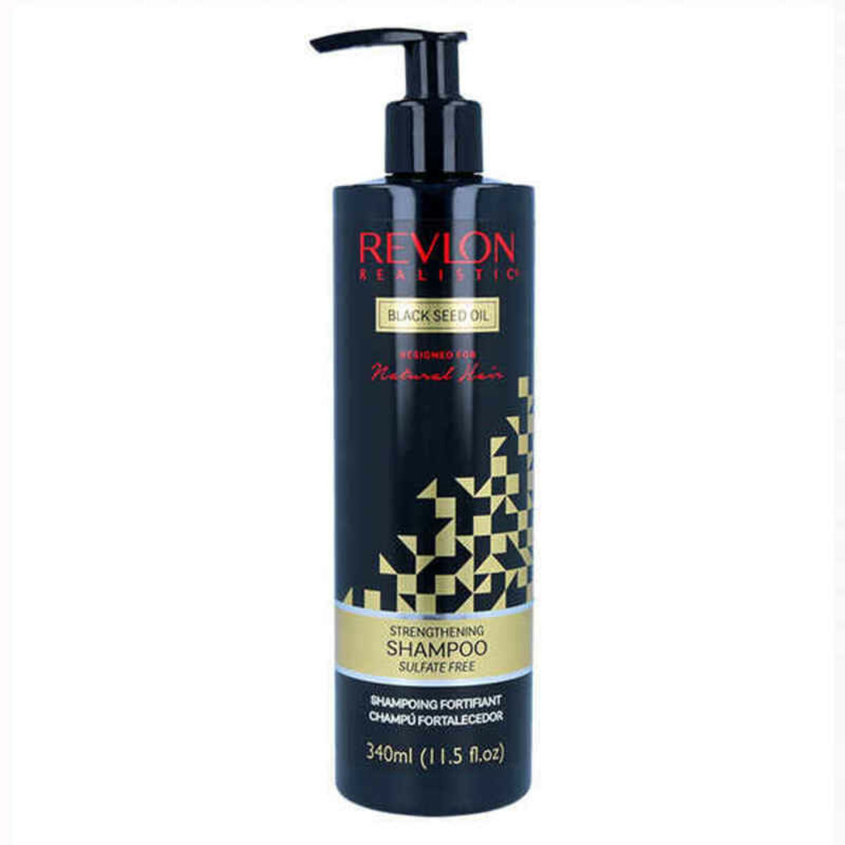 Schampo och balsam Real Black Seed Strength Revlon 0616762940067 (340 ml)