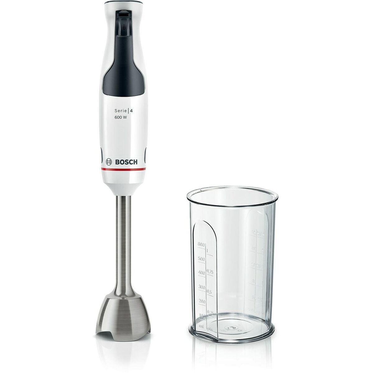 Stavmixer BOSCH MSM4W210 Vit Svart 600 W 600 ml