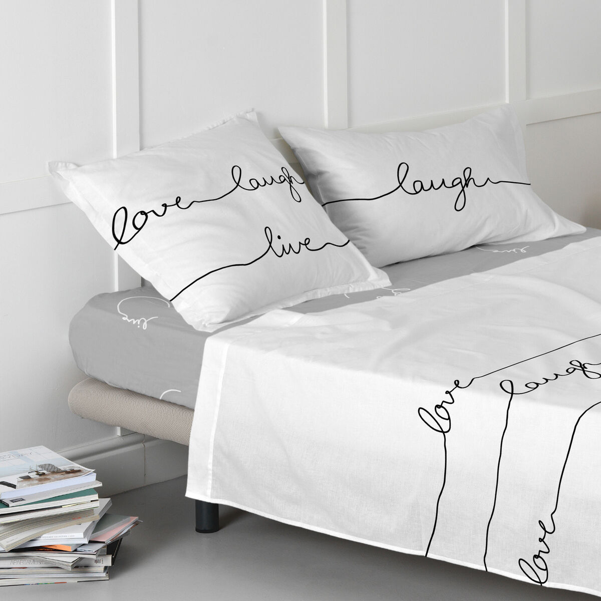 Underlakan HappyFriday BLANC Multicolour 105 x 200 x 32 cm - 3