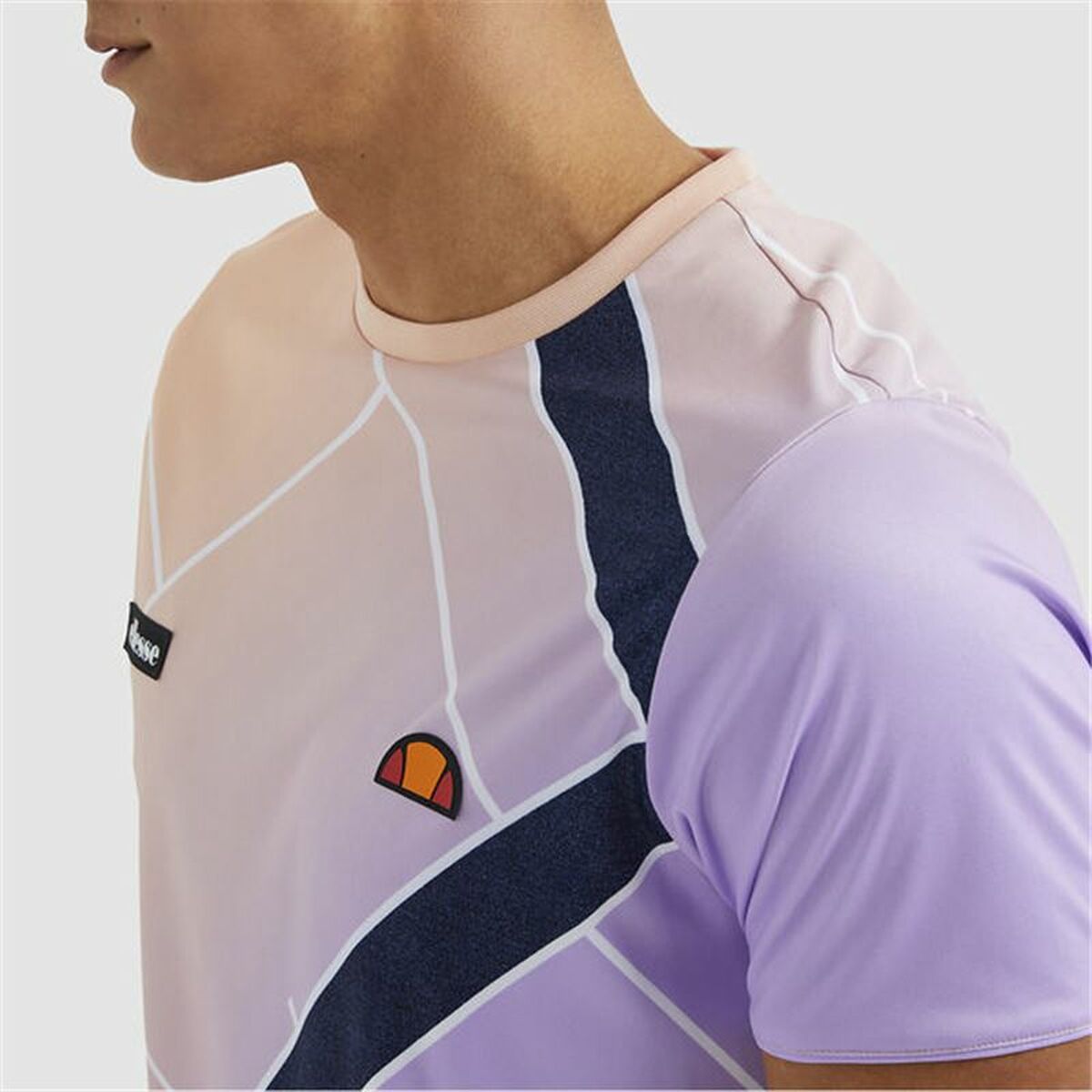 T-shirt med kortärm Herr Ellesse Fulgore Violett - 4