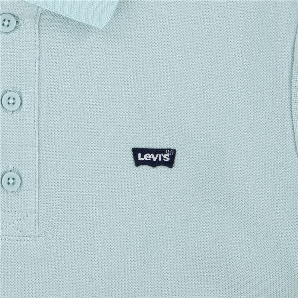 Polotröja kortärmad Barn Levi's Lvb Back Neck Tape Blå - 3