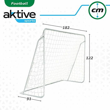 Fotbollsmål Aktive Kanvas 182 x 91 x 122 cm Träning