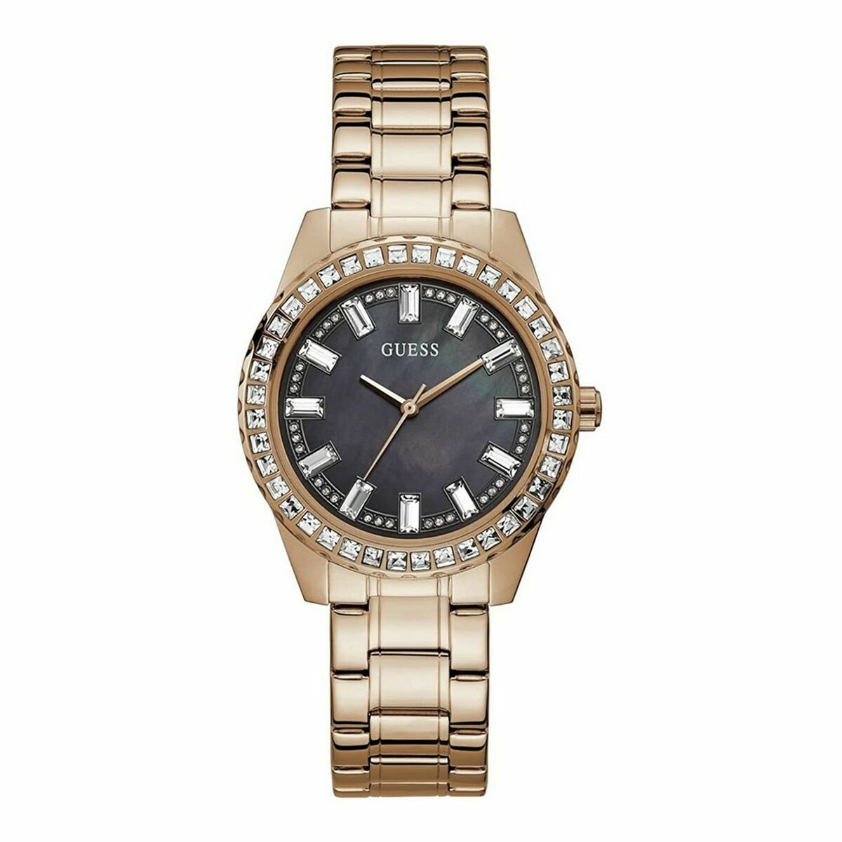Damklocka Guess GW0111L3 Svart Guldrosa