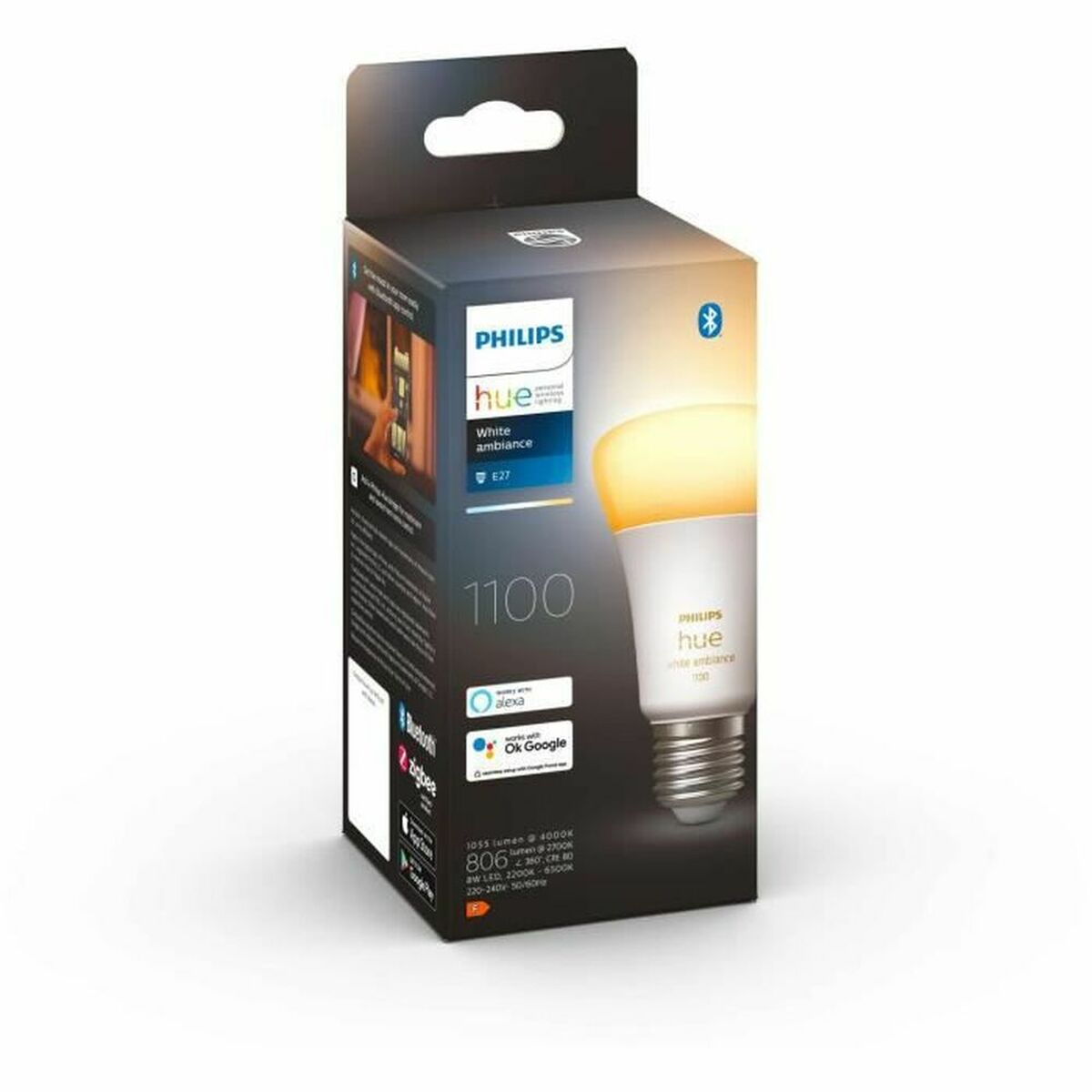 Taklampa Philips Vit (2200K) (6500 K)