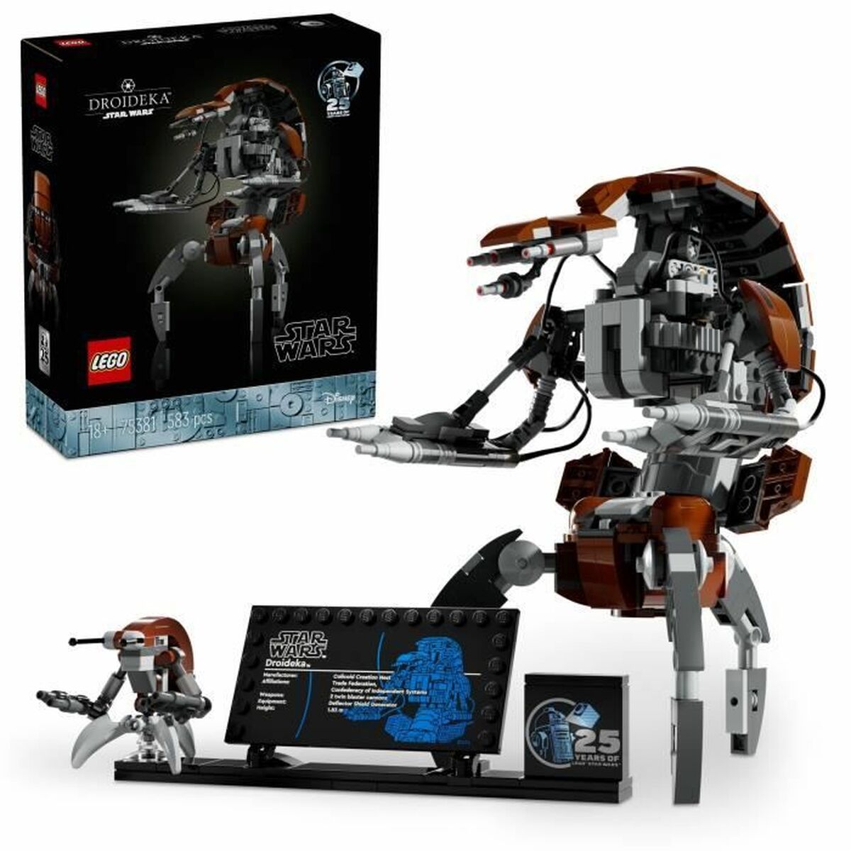 Byggsats Lego Star Wars™ 75381 Droideka Multicolour 583 Delar