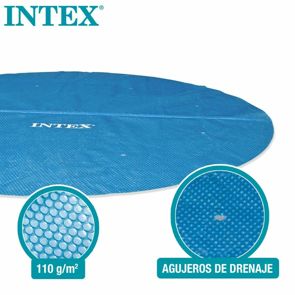 Pool Cover Intex Ø 244 cm Sol Rund - 4