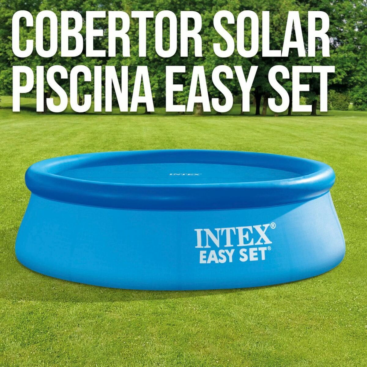 Pool Cover Intex Ø 244 cm Sol Rund - 2