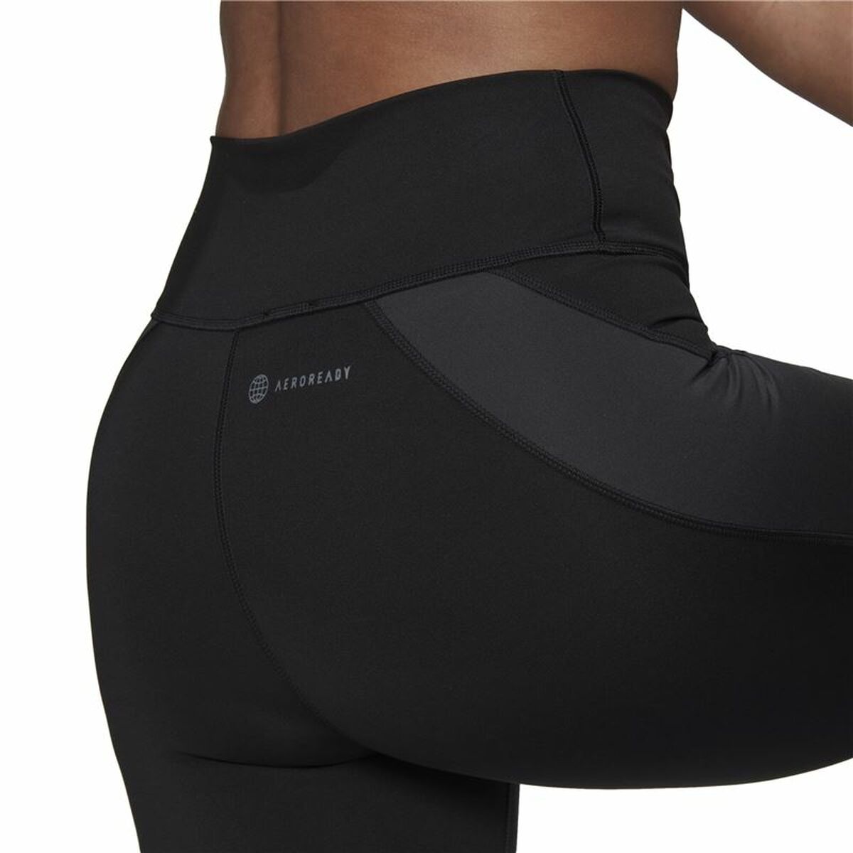 Sport-leggings, Dam Adidas 7/8 Essentials Hiit Colorblock Svart - 2