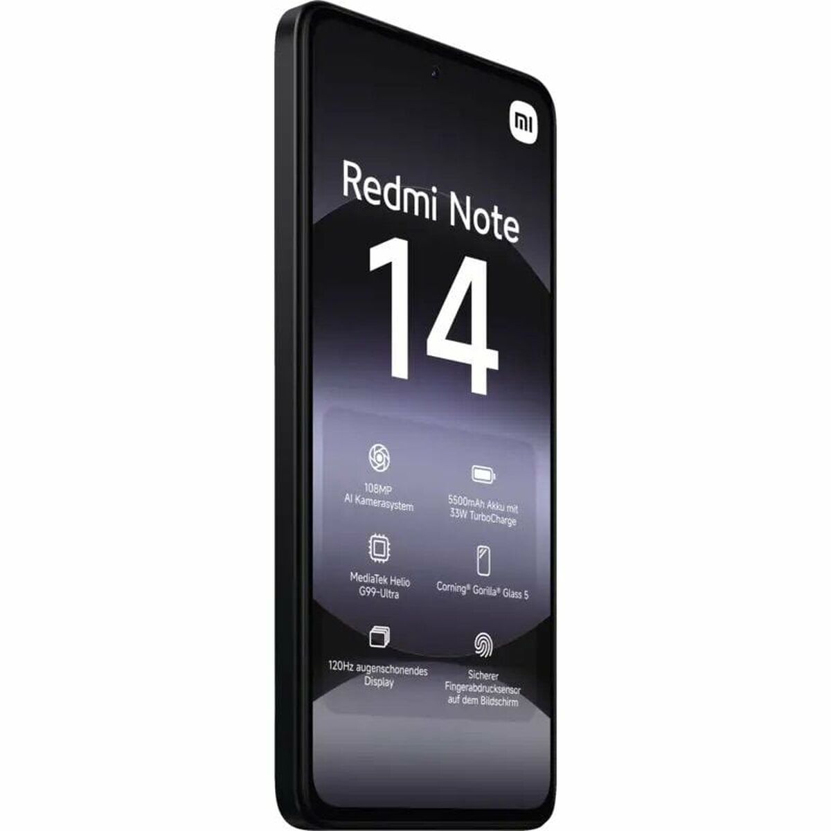 Smartphone Xiaomi Redmi Note 14 Octa Core 6 GB RAM 128 GB Svart 6,67" - 3