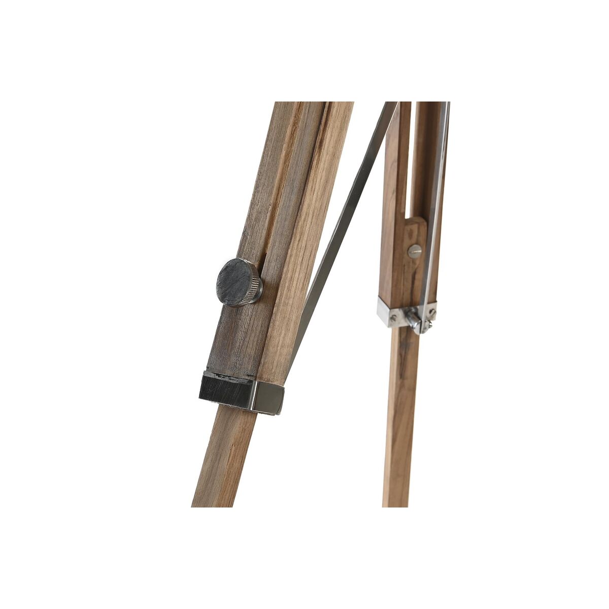 bordsklocka DKD Home Decor Silvrig Naturell - 3