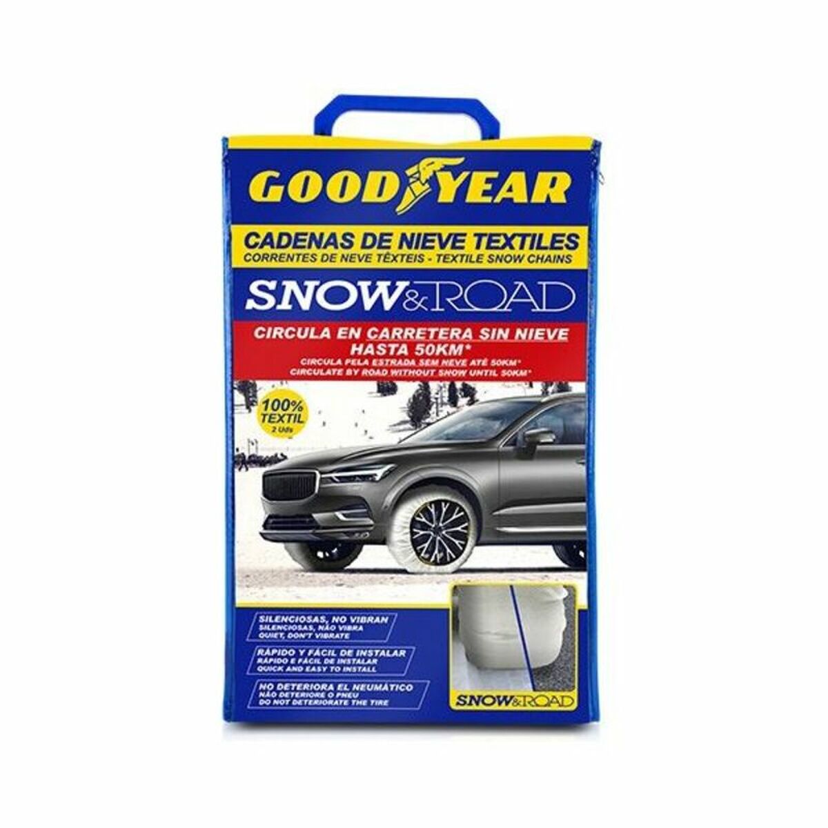 Snökedjor för bilen Goodyear SNOW & ROAD (L) - 4