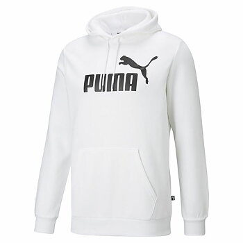 Tröja med huva Herr Puma Ess Big Logo Vit