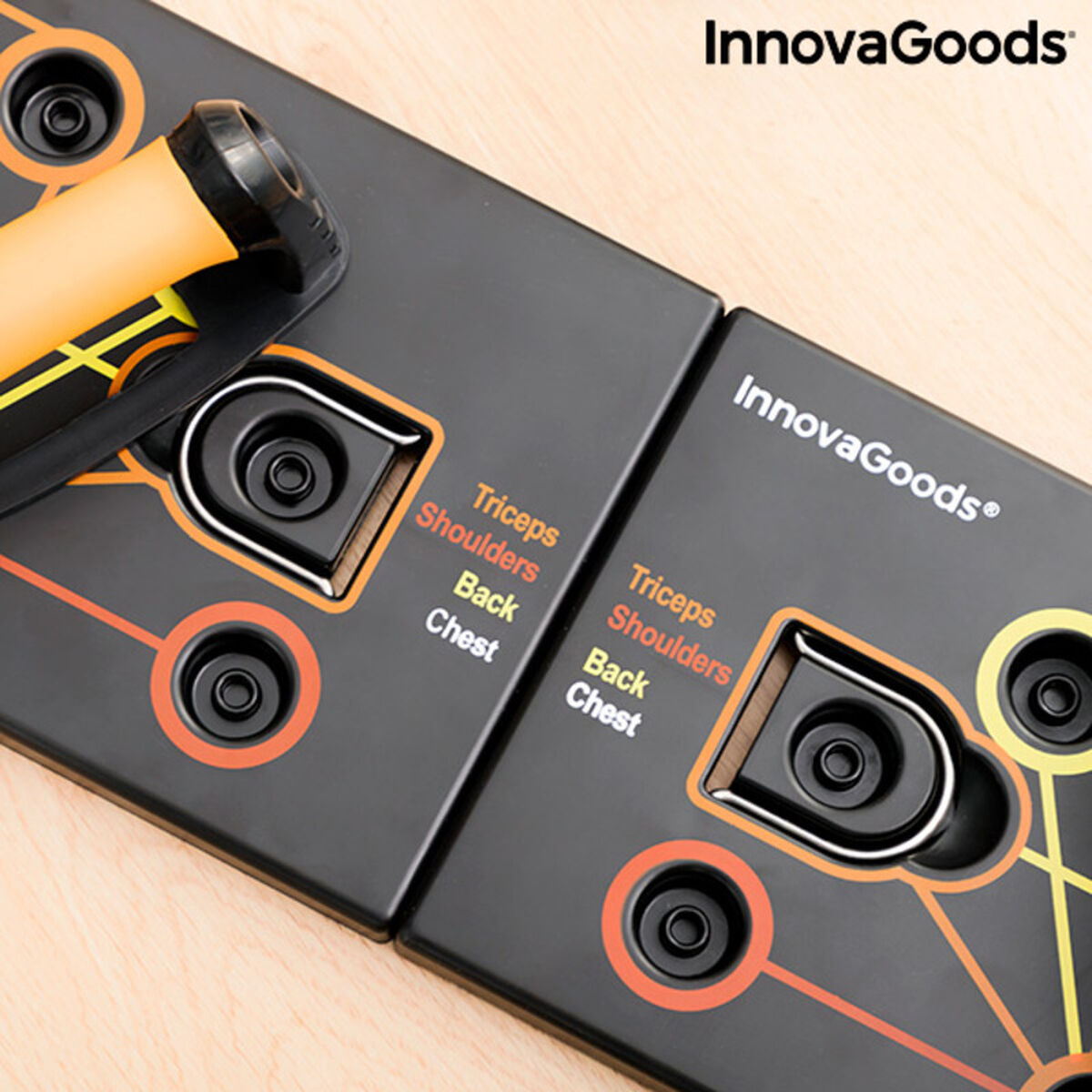 Upphävningsbräda med Motståndsband och Träningsguide InnovaGoods Pulsher (Renoverade B) - 8