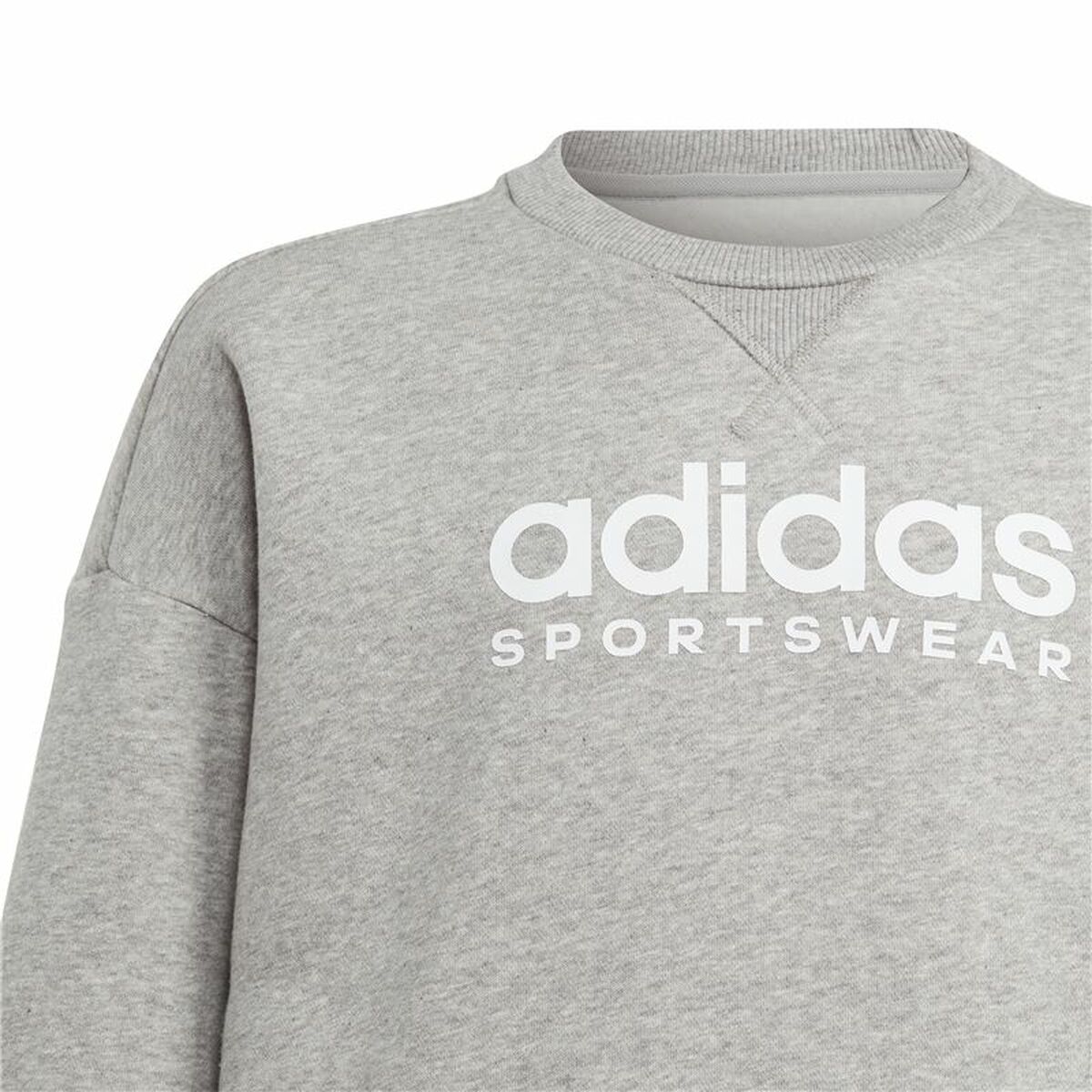 Tröja utan luva, Flickor Adidas All Szn Crew Grå - 3