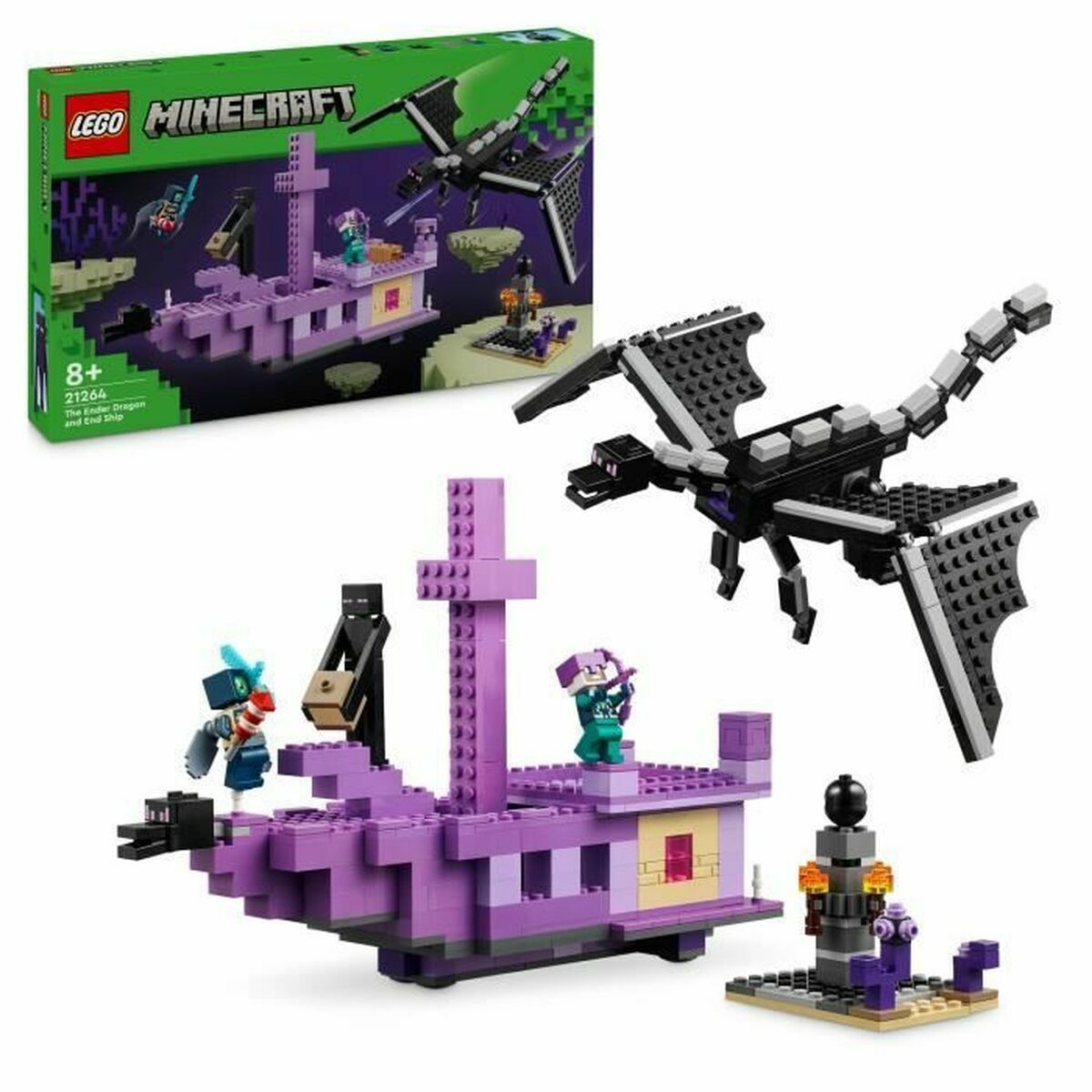 Byggsats Lego Ender Dragon & Ship Multicolour