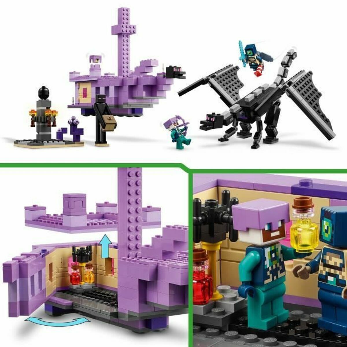 Byggsats Lego Ender Dragon & Ship Multicolour - 3