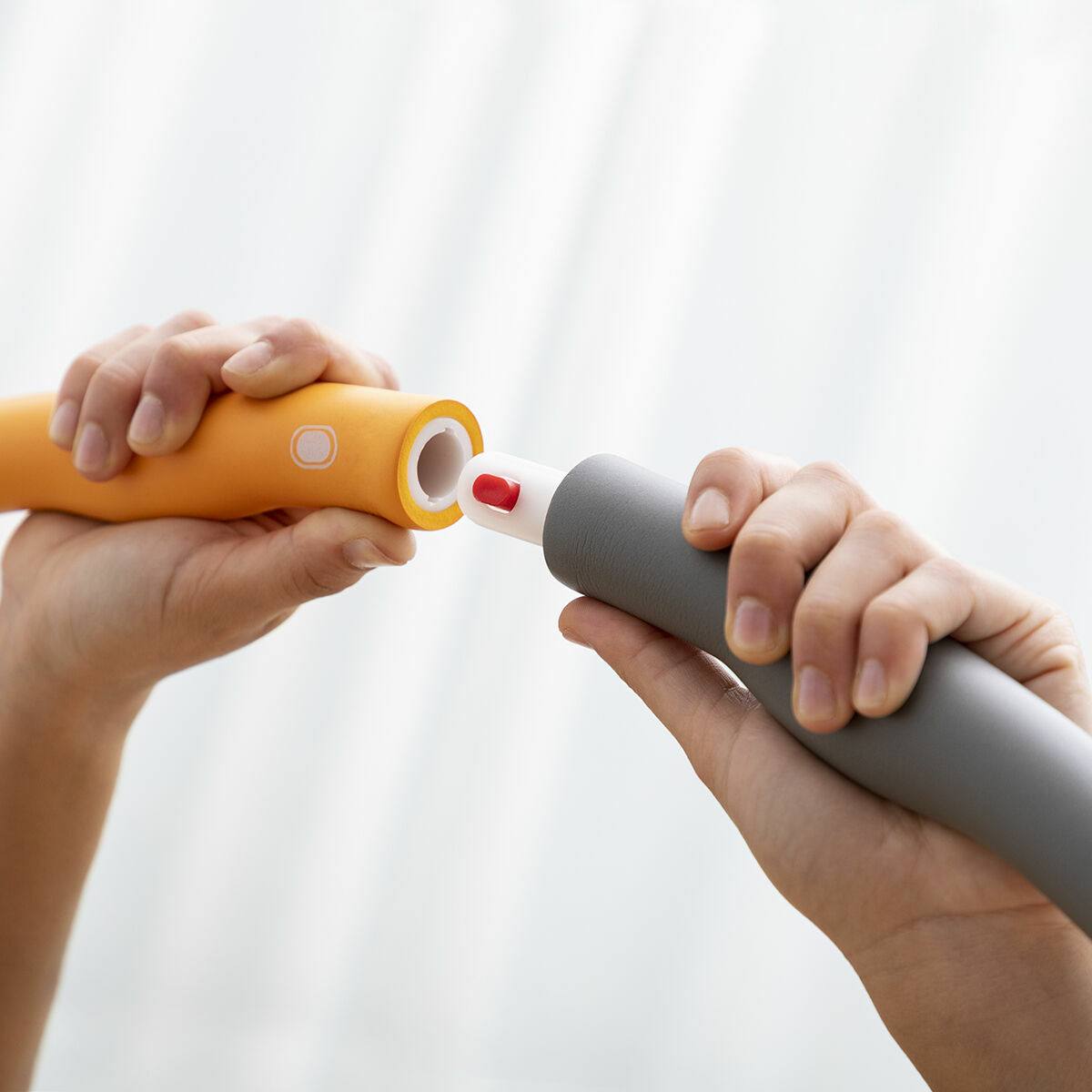 Avtagbar fitnessring täckt med skumgummi O-Waist InnovaGoods Orange (Renoverade B) - 3
