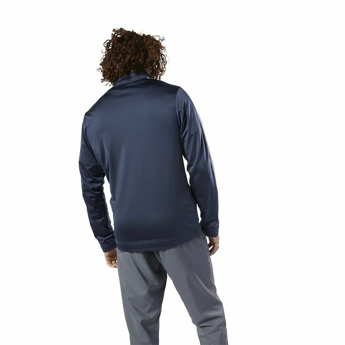 Träningsjacka Herr Reebok Essentials Linear Logo Mörkblå - 5