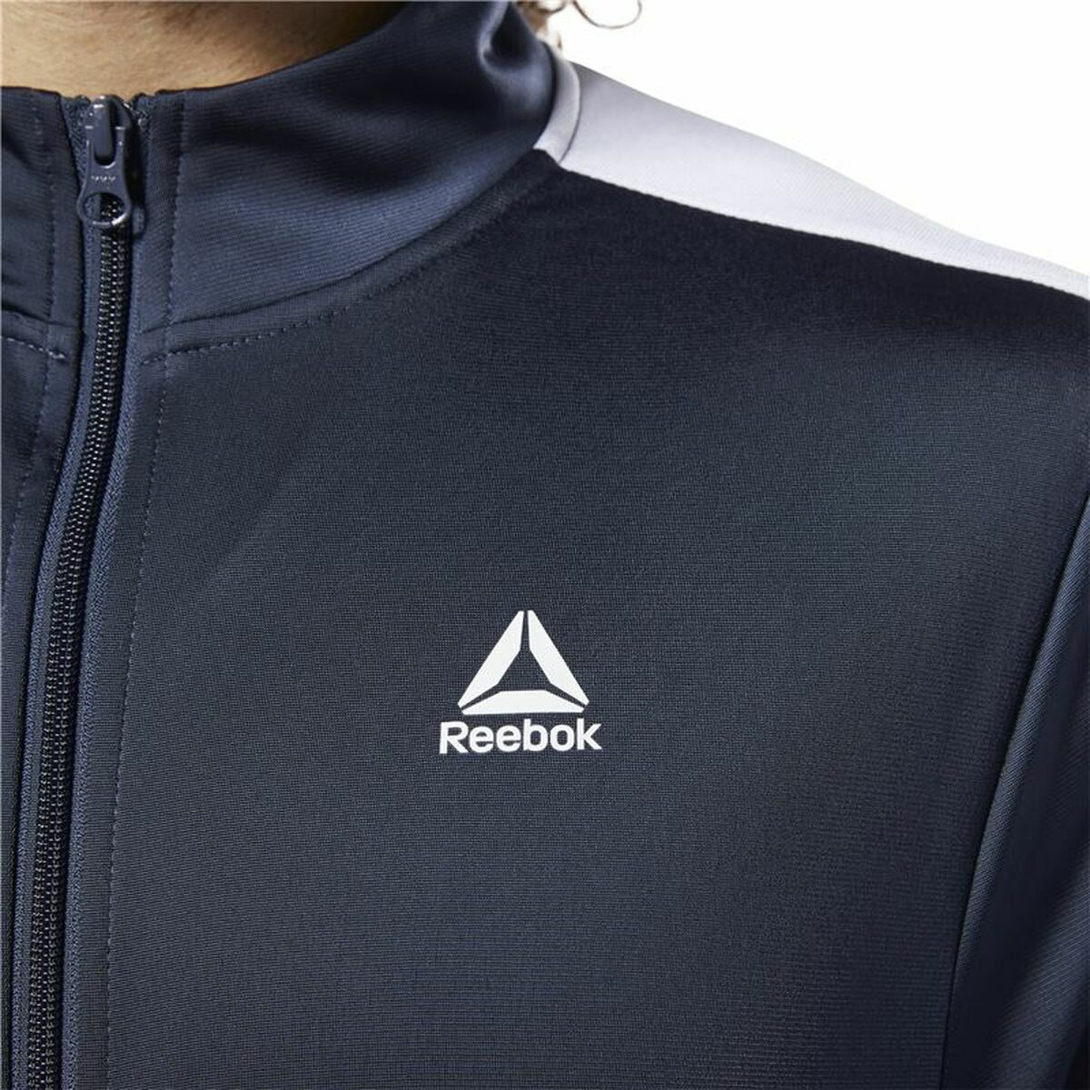 Träningsjacka Herr Reebok Essentials Linear Logo Mörkblå - 8