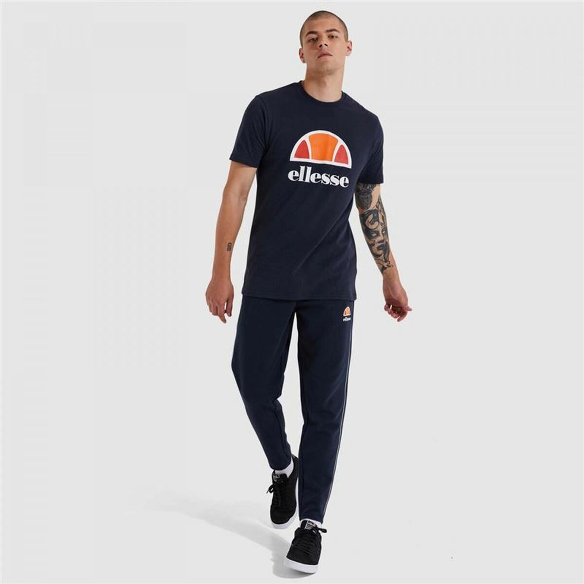 T-shirt med kortärm Herr Ellesse Dyne Mörkblå - 4