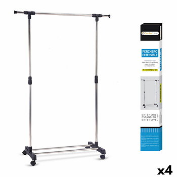 Utdragbar klädhängare Confortime 49509 (90-145 x 42 x 90-160 cm)