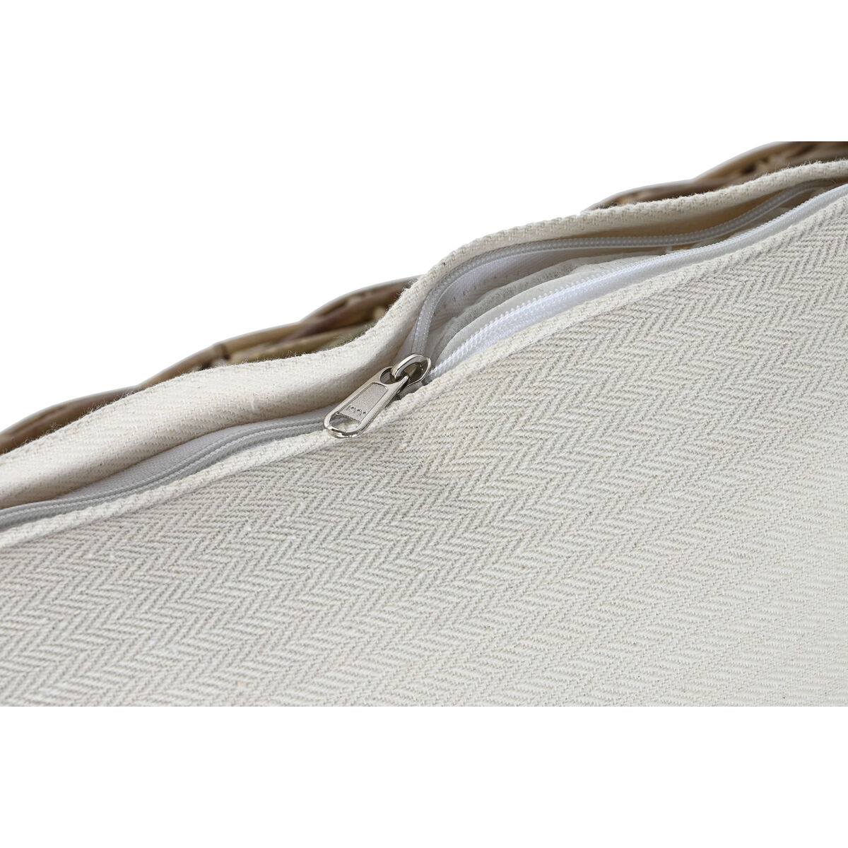 Trädgårdssoffa Home ESPRIT Vit Brun Naturell Rattan 174 x 88 x 69 cm - 6