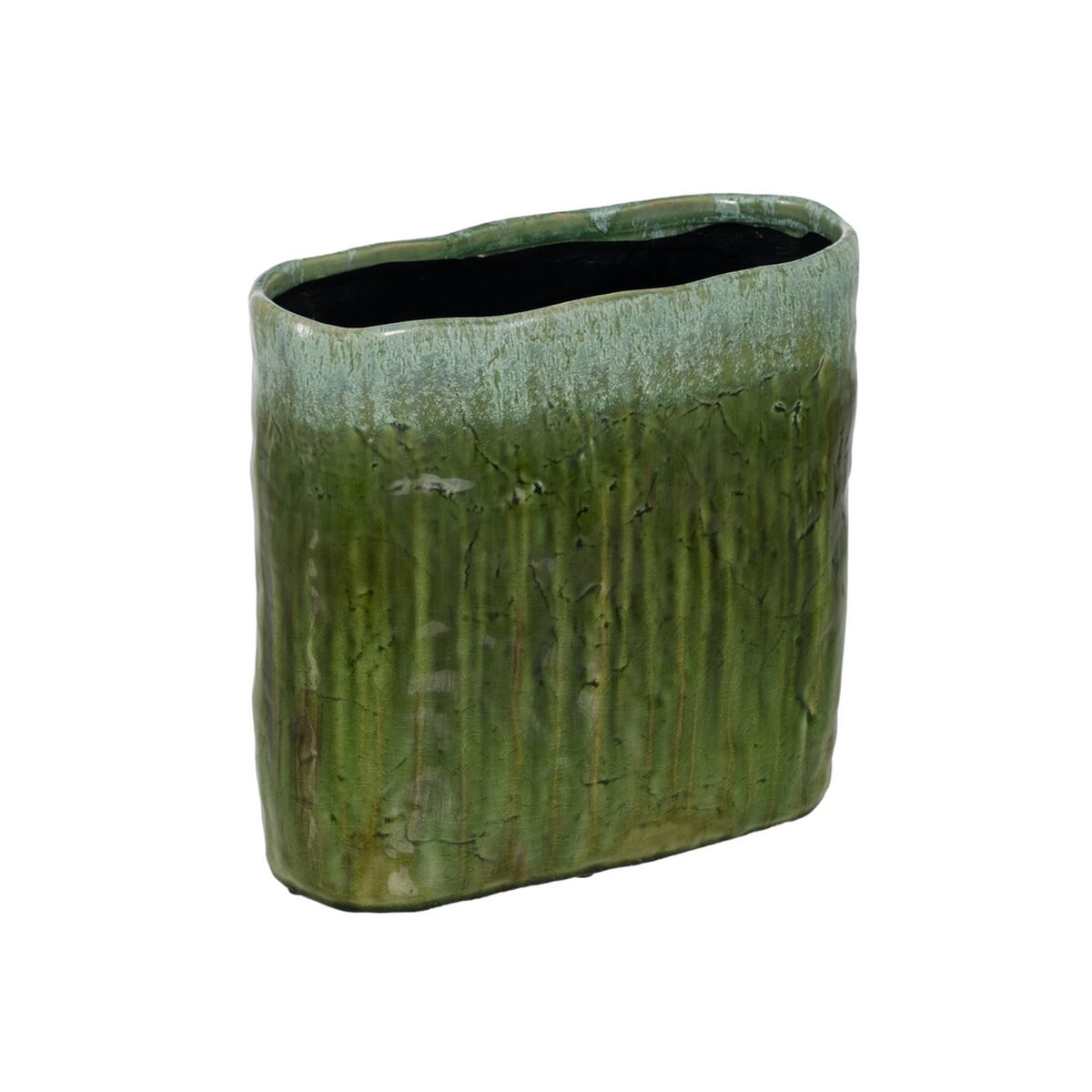 Vas Grön Keramik 32,5 x 15 x 31,5 cm