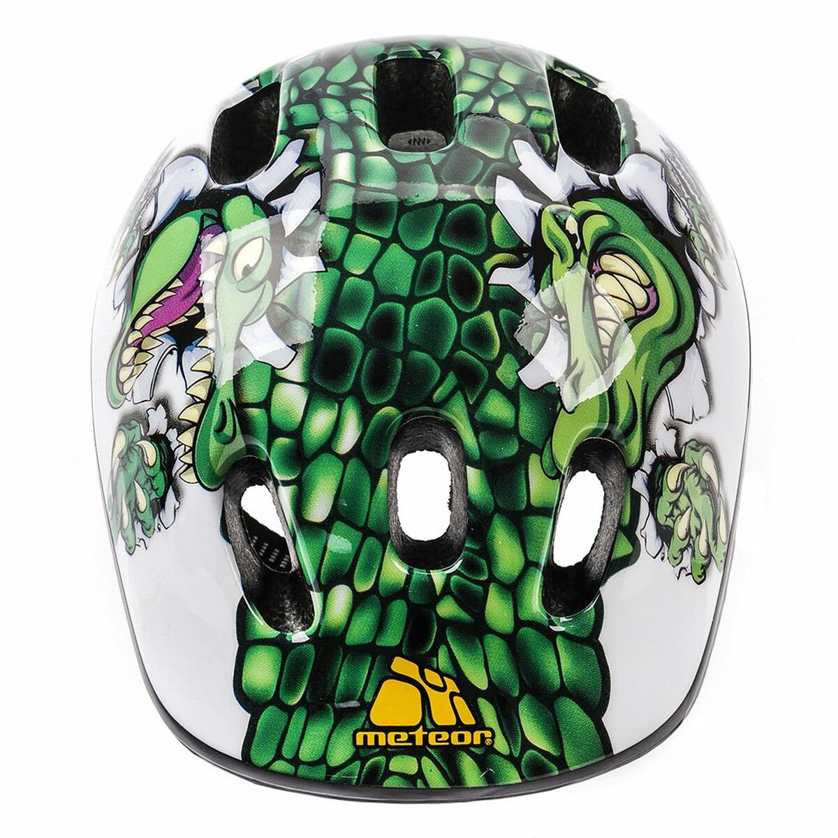 Hjälm för barn Meteor Crocodile Cykel XS (Renoverade A)