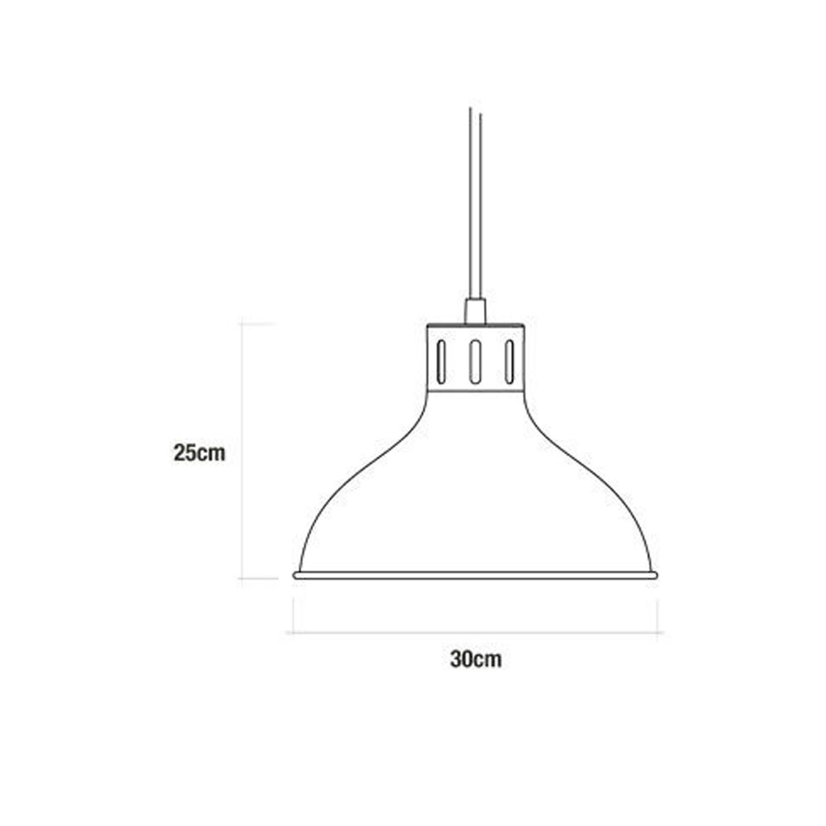 Taklampa EDM 32111 Taklampa Metall 60 W (30 x 25 cm) - 2