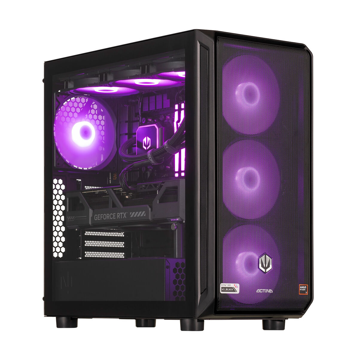 Bordsdator Actina KOMACNGIP0244 32 GB RAM 2 TB SSD nvidia geforce rtx 5070 ti AMD Ryzen 7 9800X3D
