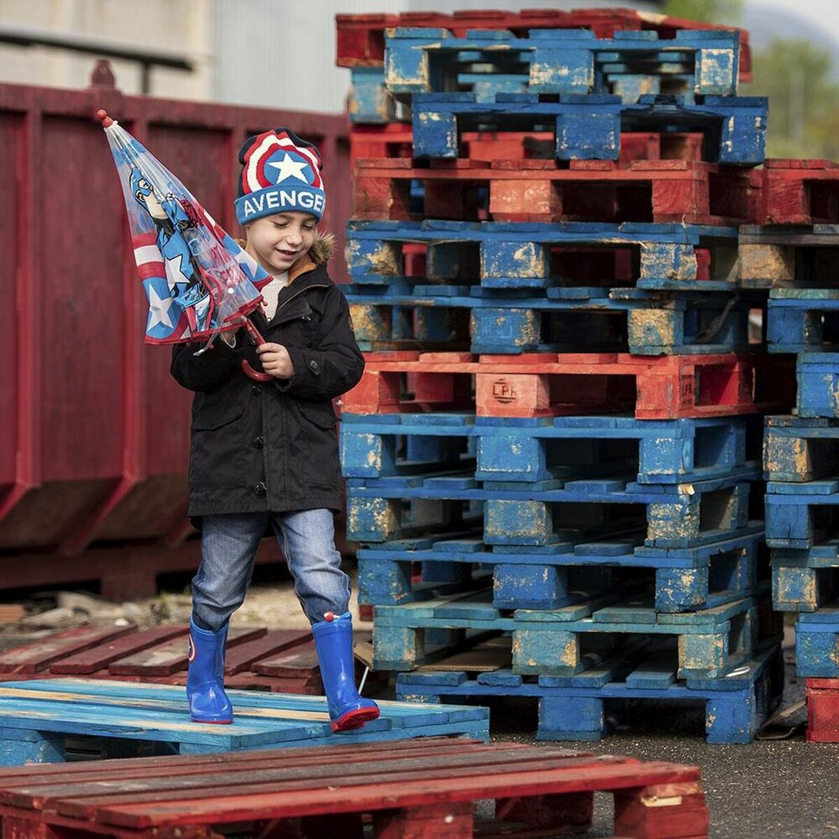 Vattenstövlar till barn The Avengers Blå - 3