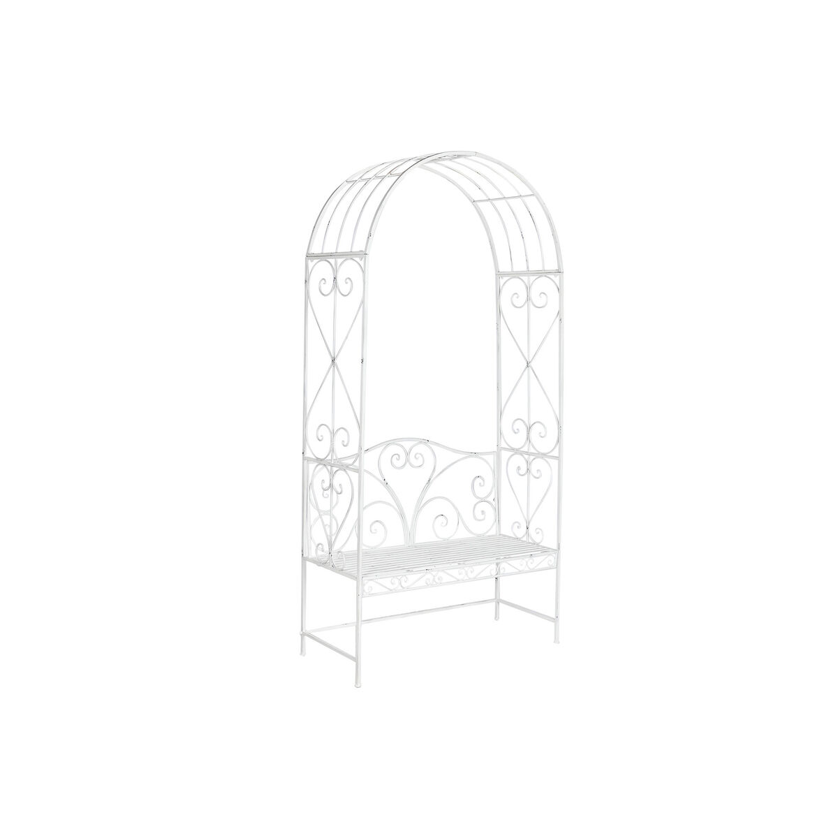Bänk Home ESPRIT Vit 116 x 47 x 230 cm