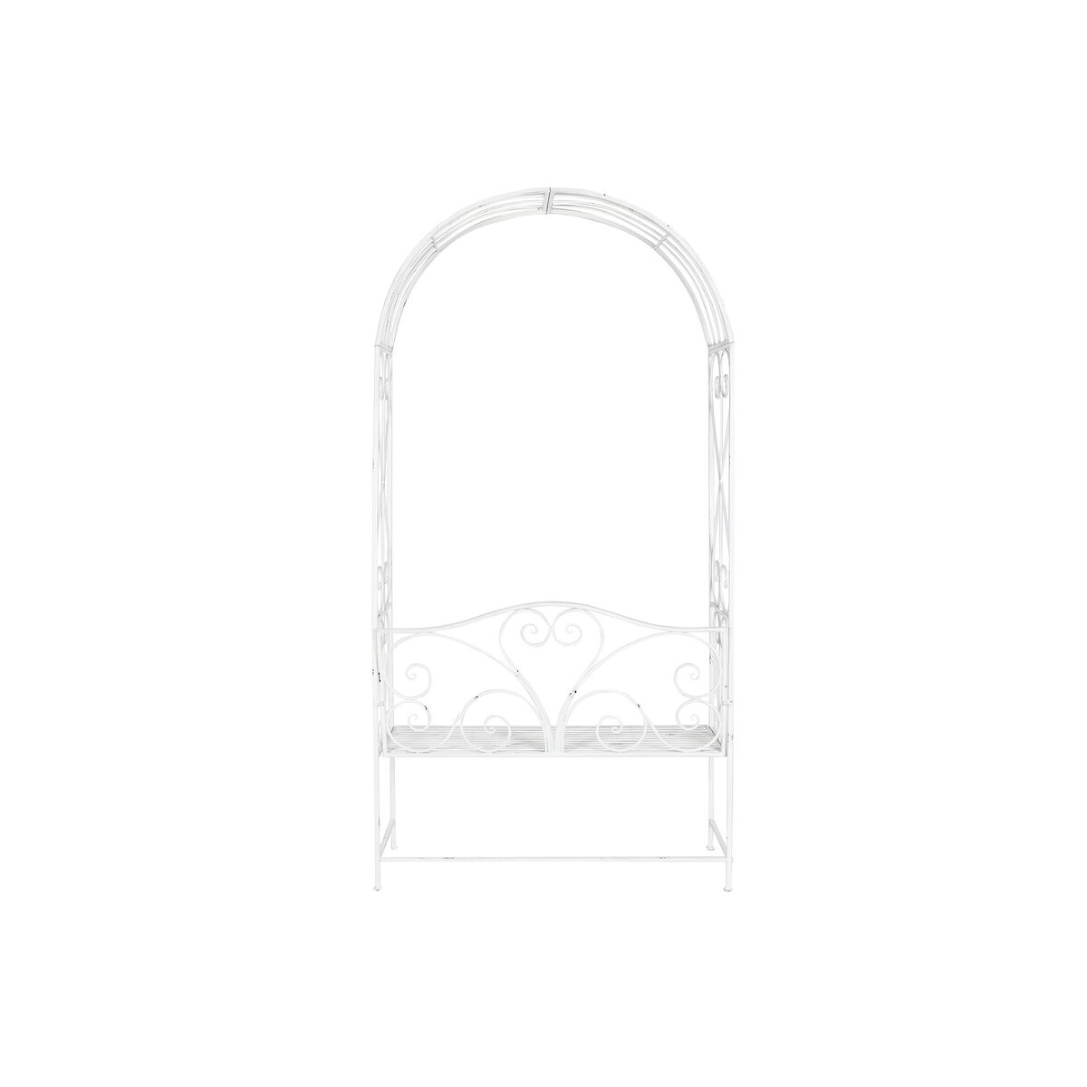 Bänk Home ESPRIT Vit 116 x 47 x 230 cm - 7