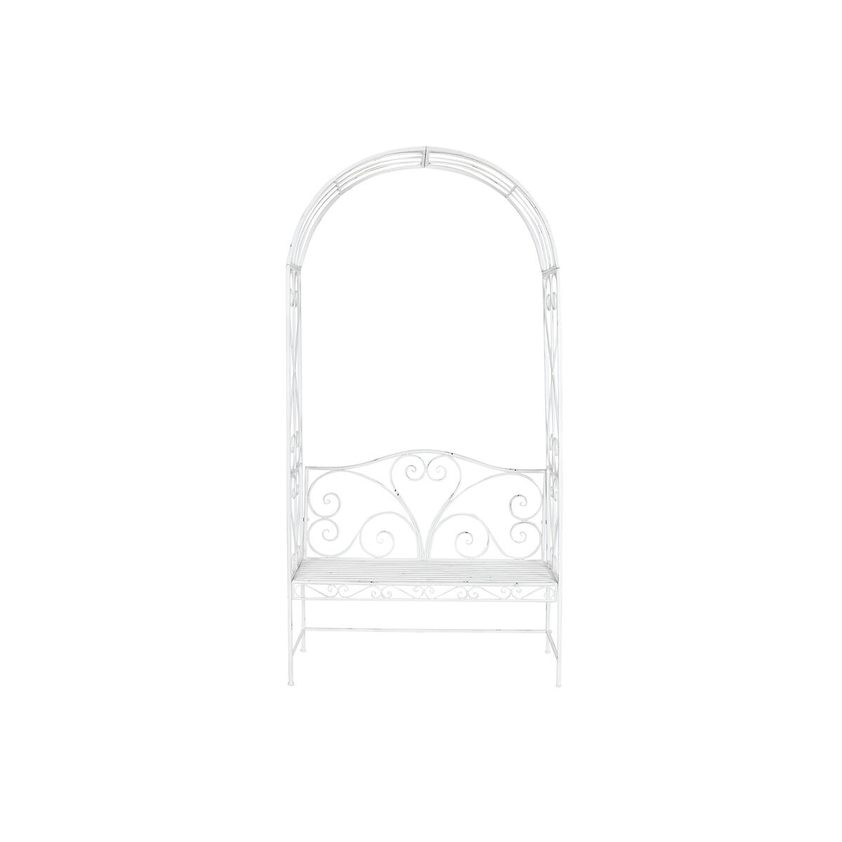 Bänk Home ESPRIT Vit 116 x 47 x 230 cm - 6