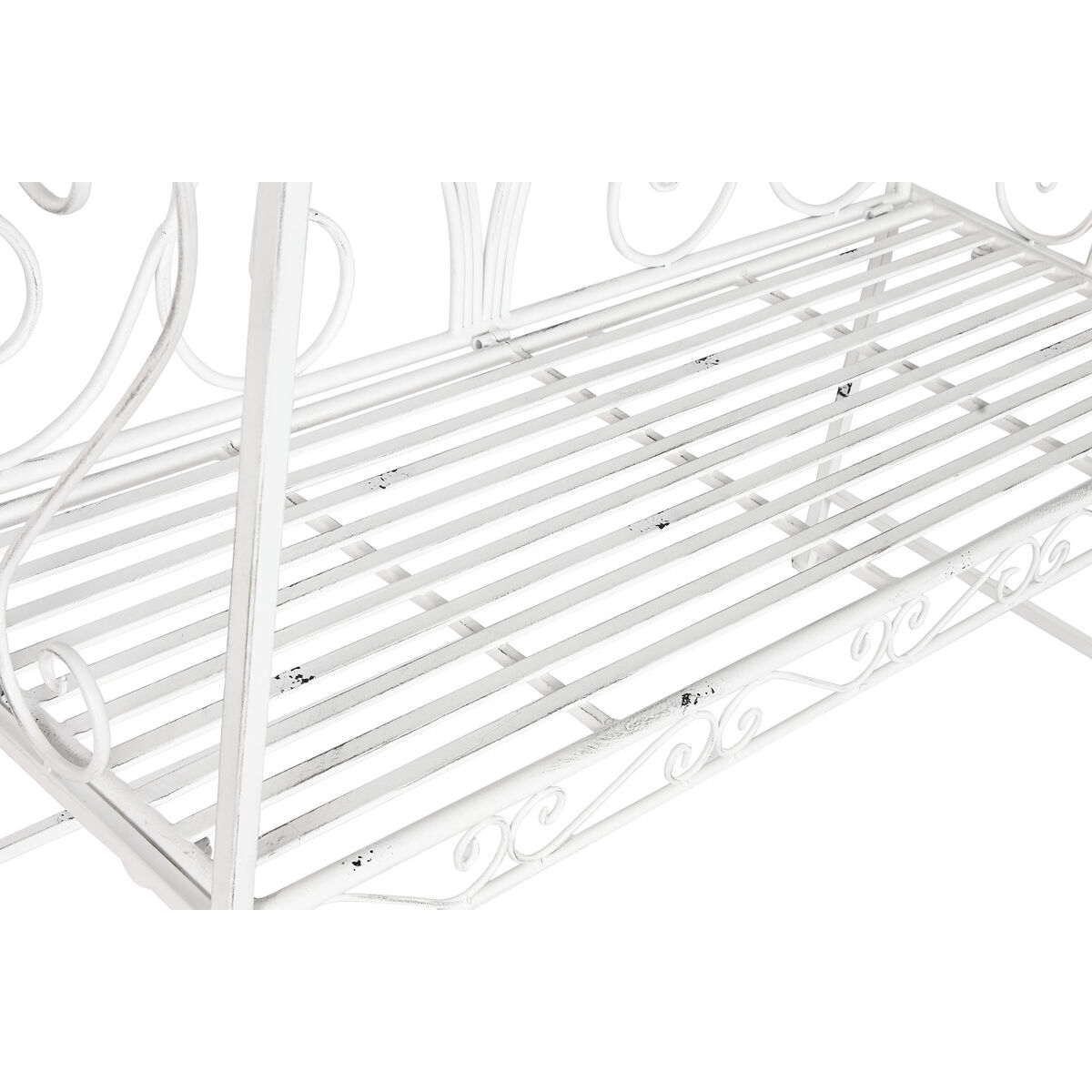 Bänk Home ESPRIT Vit 116 x 47 x 230 cm - 2