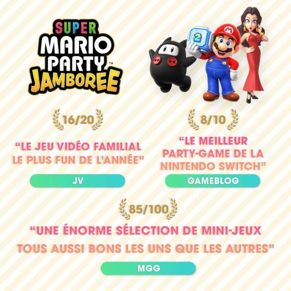 TV-spel för Switch Nintendo Super Mario Party : Jamboree - 2