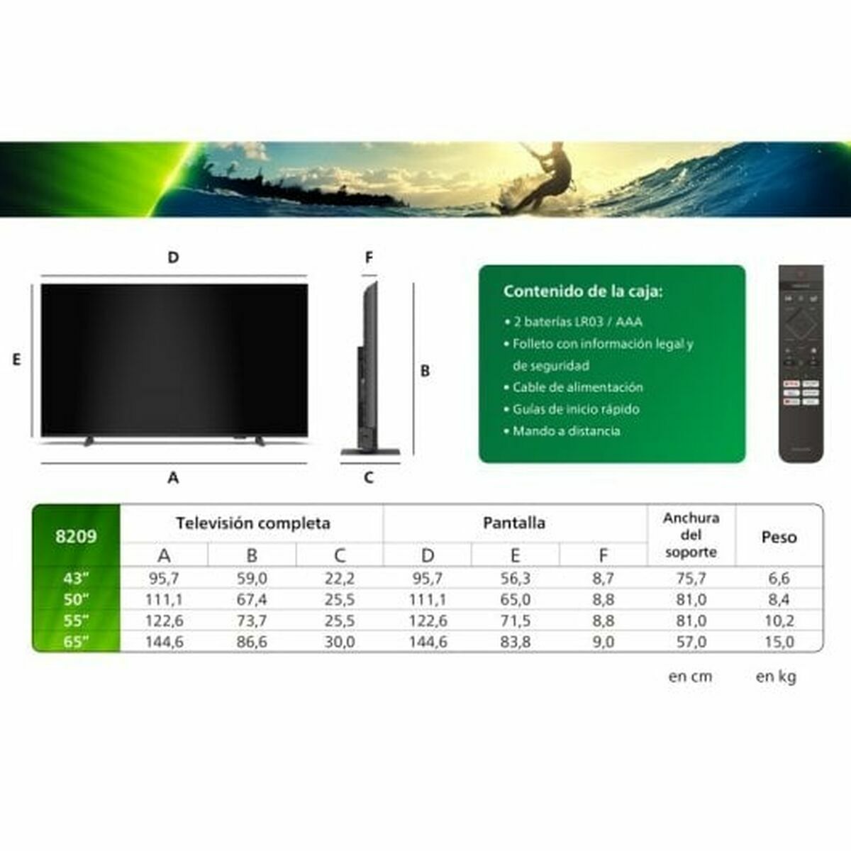 Smart TV Philips 50PUS8209/12 4K Ultra HD 50" - 2