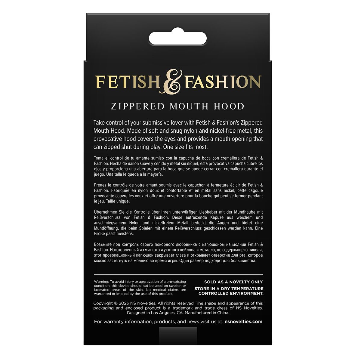 Mask NS Novelties Fetish & Fashion - 4