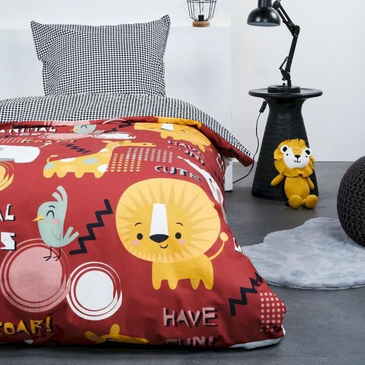 Påslakan TODAY HAPPY  Animal 140 x 200 cm