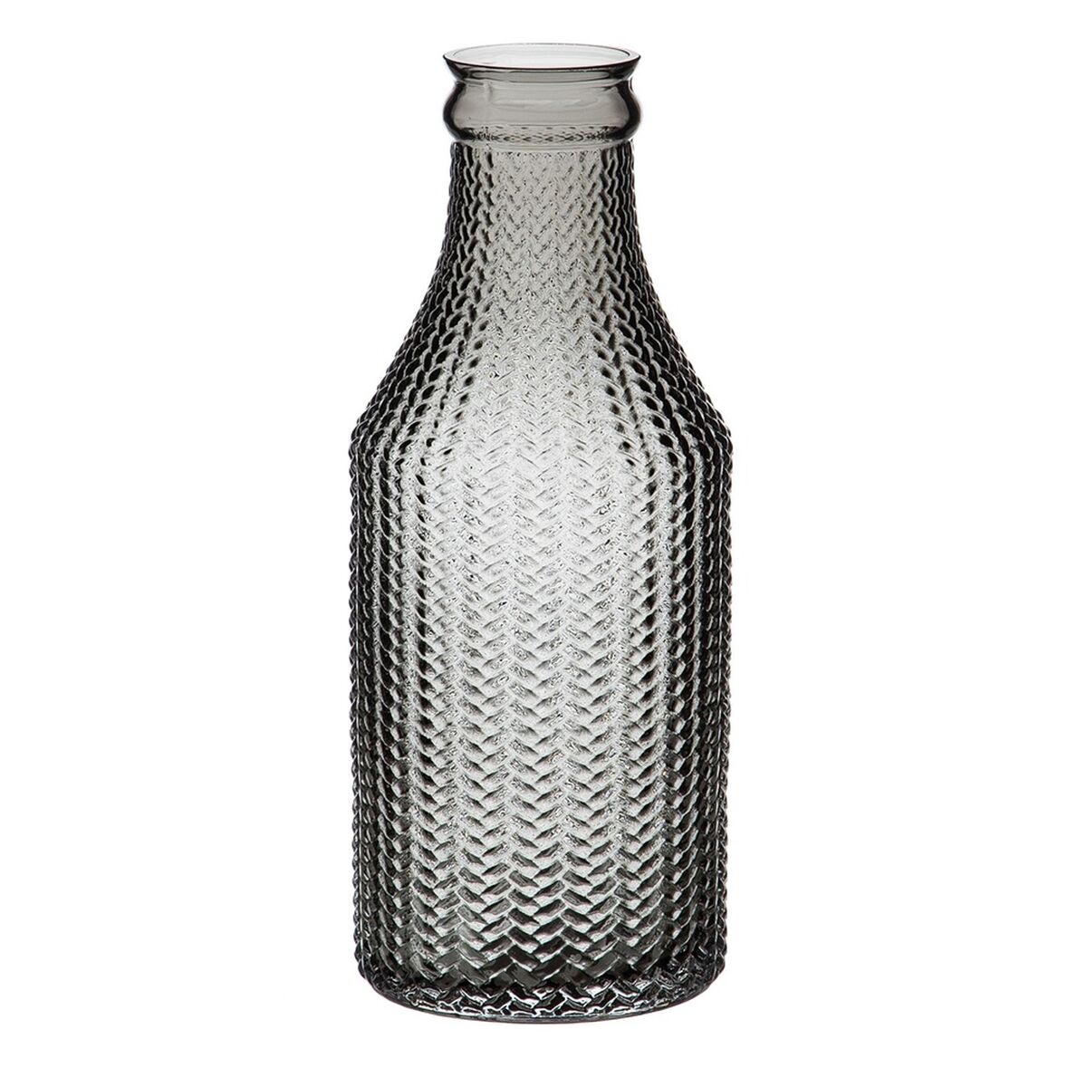 Vas Grå Glas 10 x 10 x 25 cm