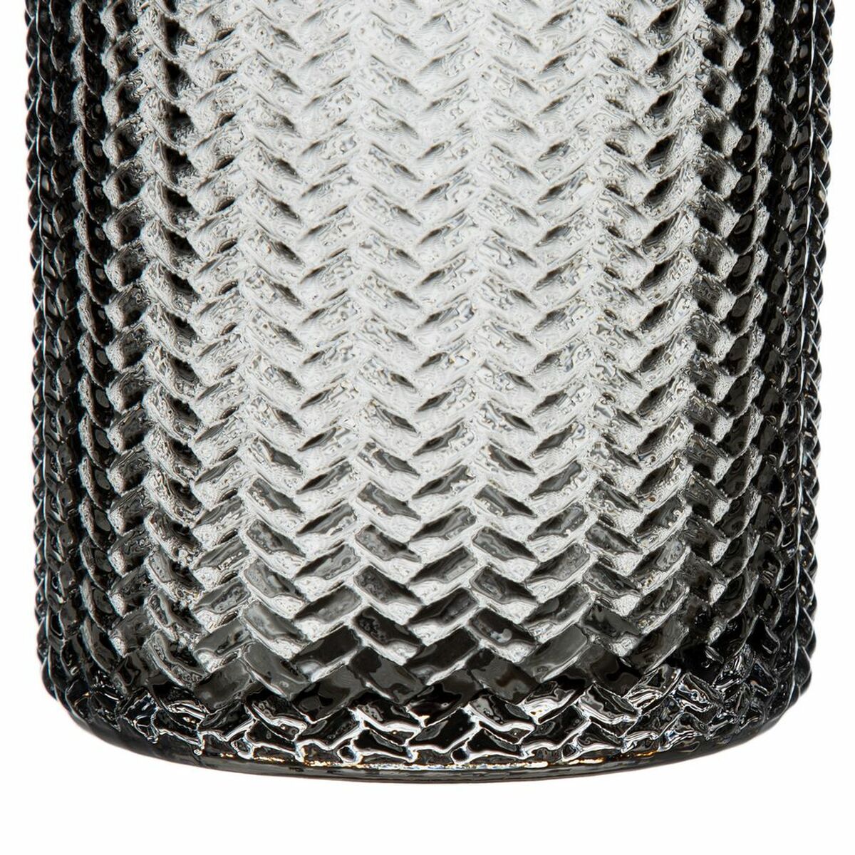 Vas Grå Glas 10 x 10 x 25 cm - 4