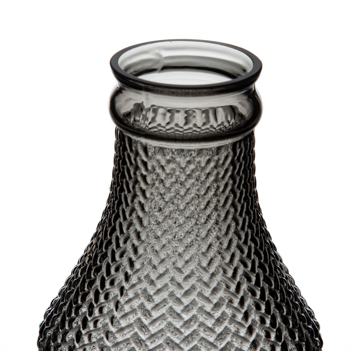 Vas Grå Glas 10 x 10 x 25 cm - 2
