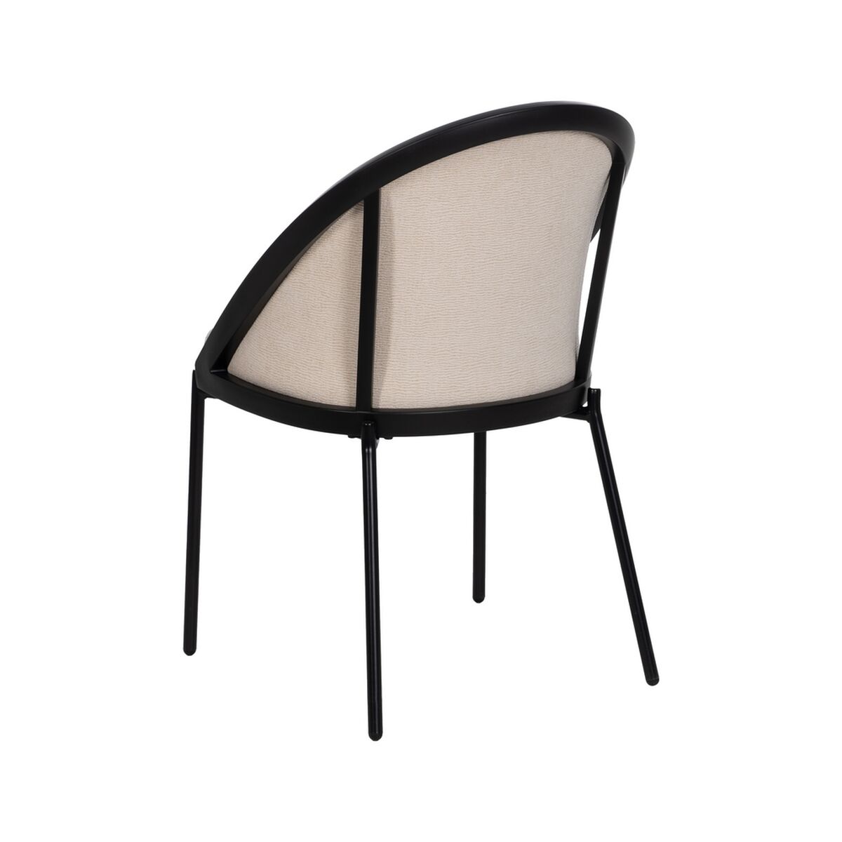 Matsalsstol Svart Beige 54 x 47,5 x 82,3 cm - 4