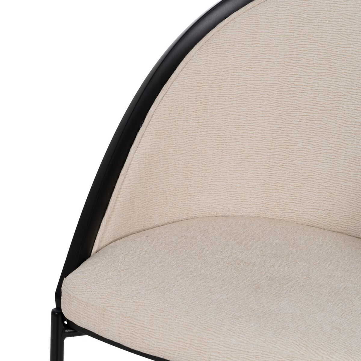 Matsalsstol Svart Beige 54 x 47,5 x 82,3 cm - 6