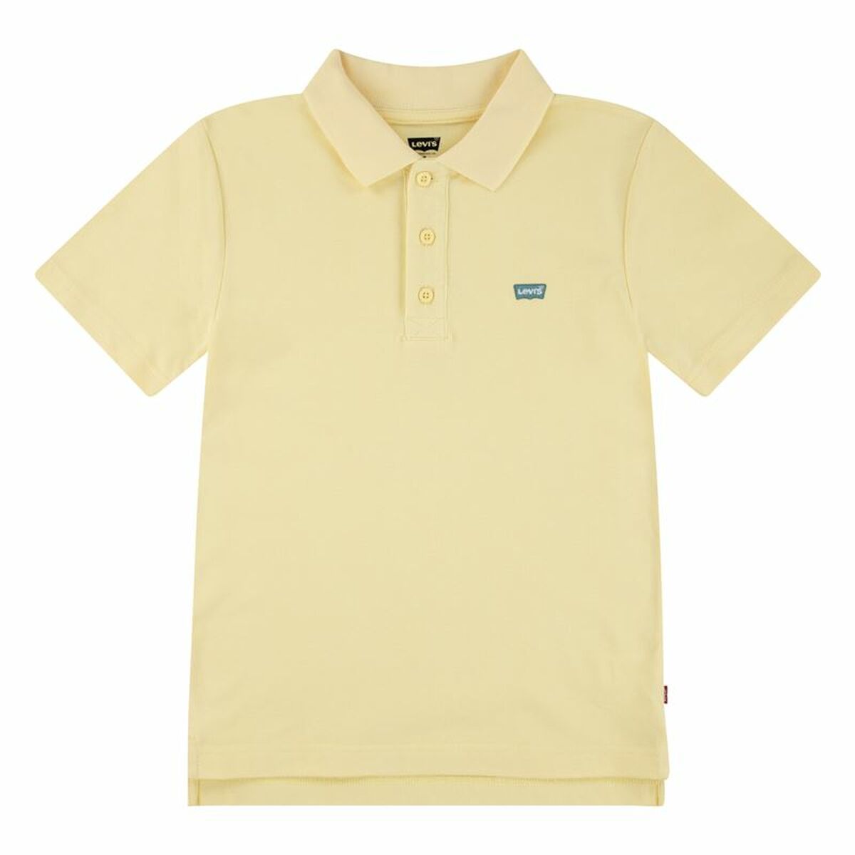 Polotröja kortärmad Barn Levi's Lvb Back Neck Tape Gul