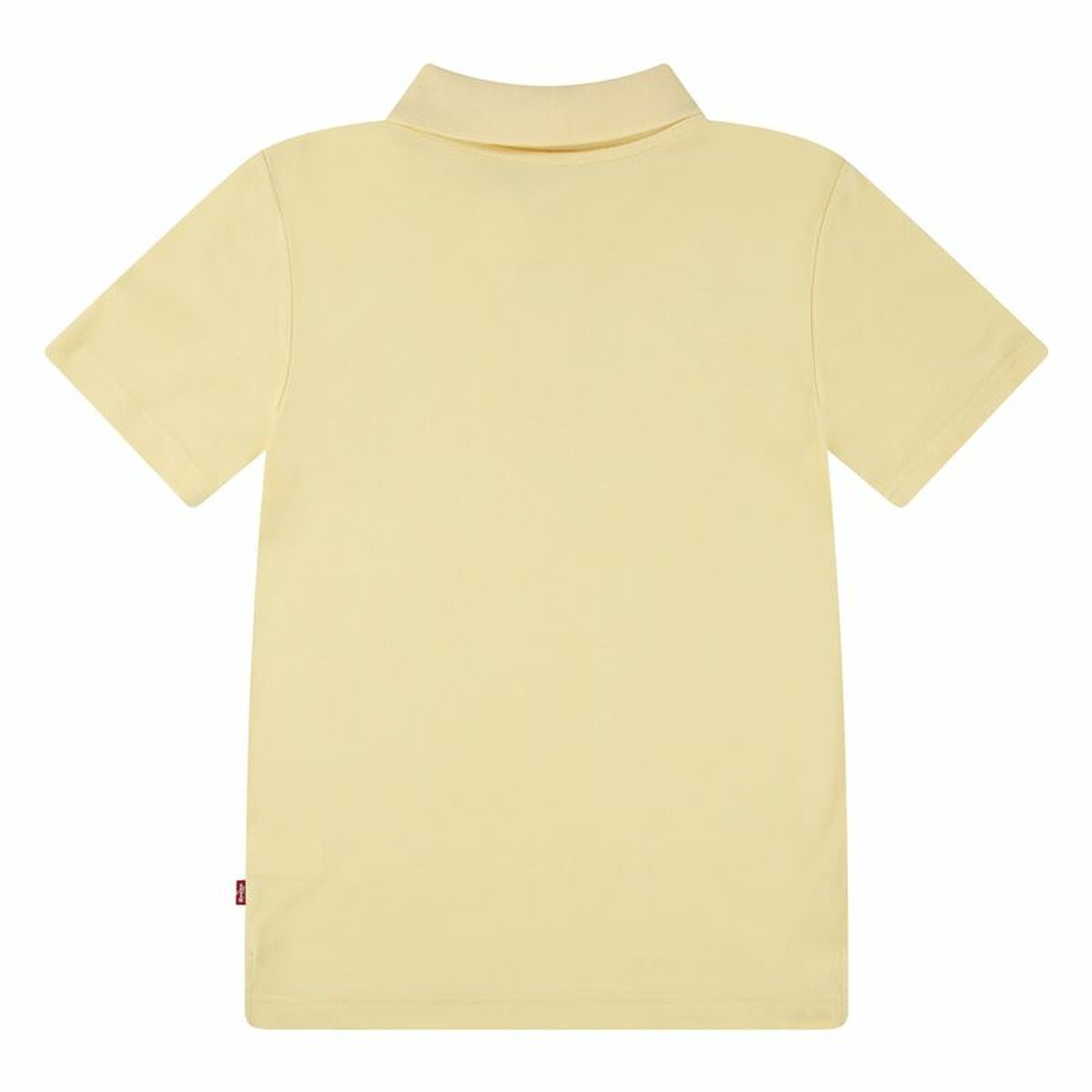 Polotröja kortärmad Barn Levi's Lvb Back Neck Tape Gul - 2