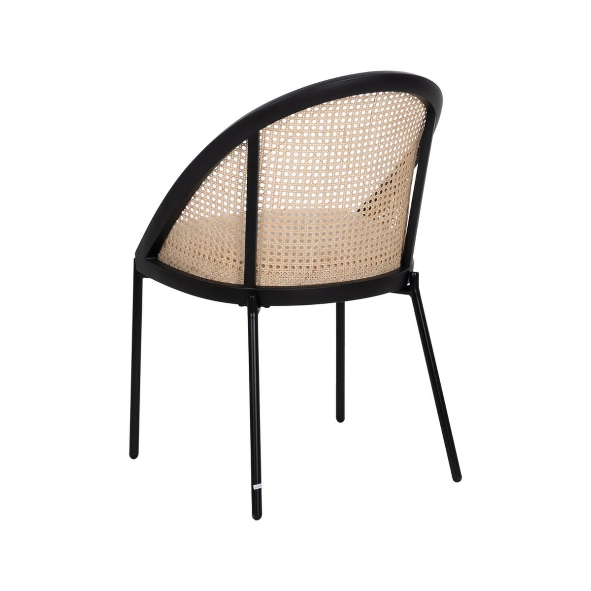 Matsalsstol Svart Naturell 54 x 49 x 82,3 cm - 4